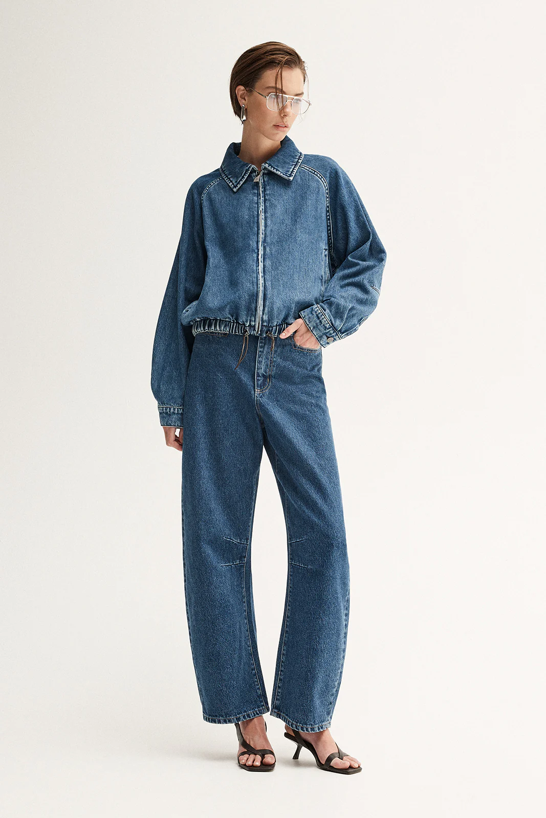 Addison Denim Jacket Dark Indigo - Image 3