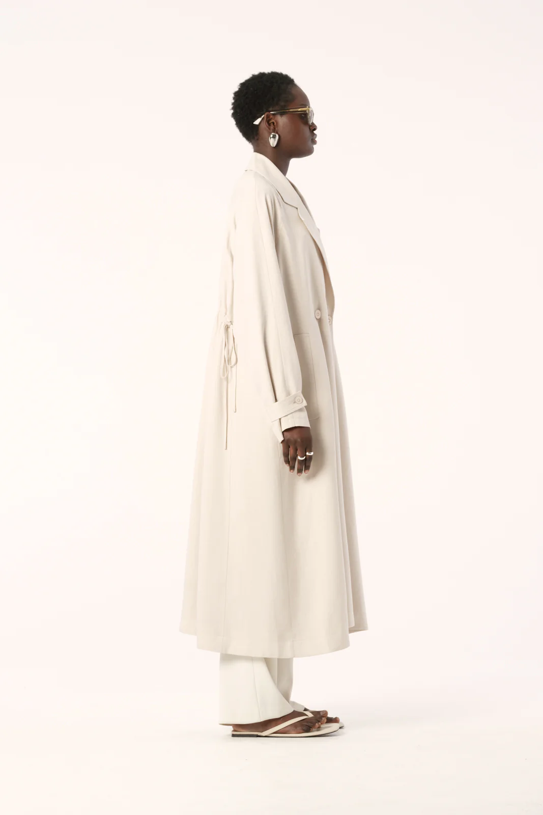 Minato Trench Ecru - Image 8