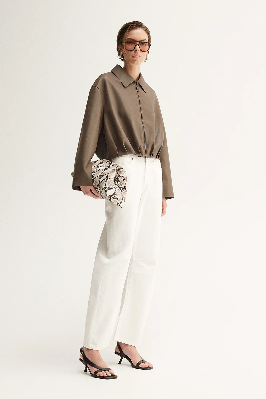 Rae Jacket Taupe - Image 5