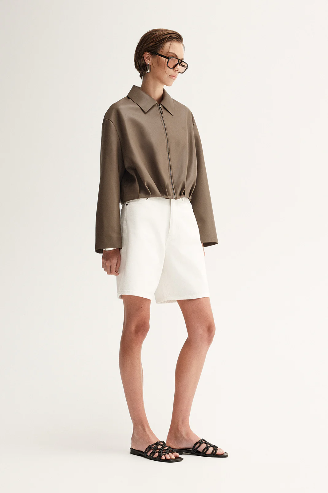 Rae Jacket Taupe - Image 6