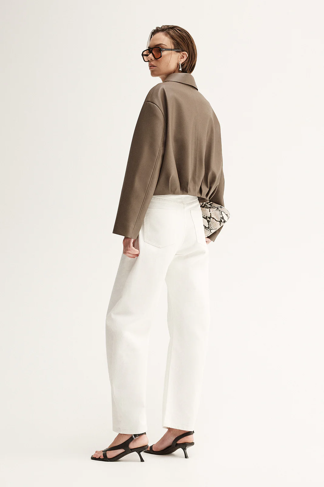 Rae Jacket Taupe - Image 7